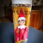 Elf on the Shelf Spaghetti in the Kitchen