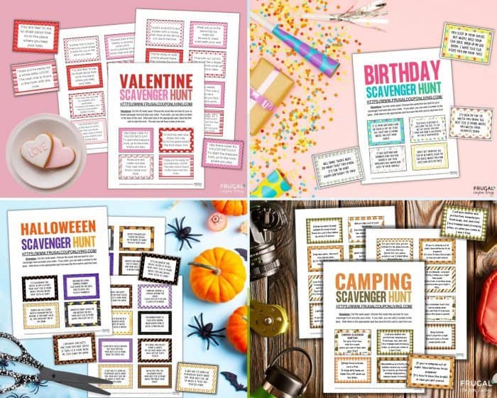 Scavenger Hunt Ideas