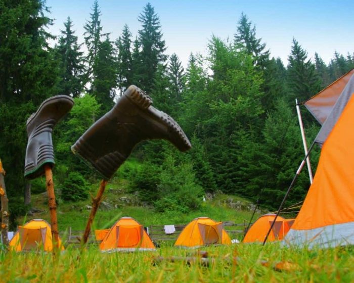 camping in the rain activities