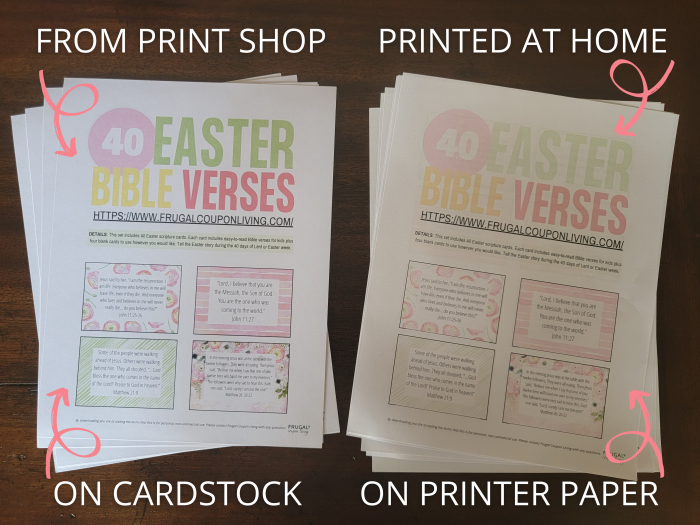 cardstock vs printer paper