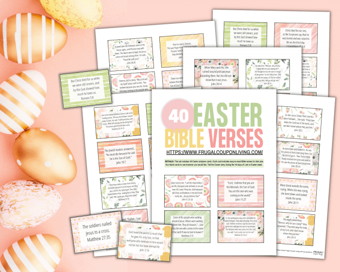 Easter Bible Verses for Kids