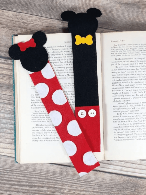 DIY Disney Bookmark Craft