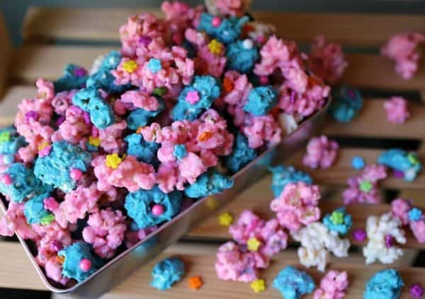 trolls birthday party food popcorn
