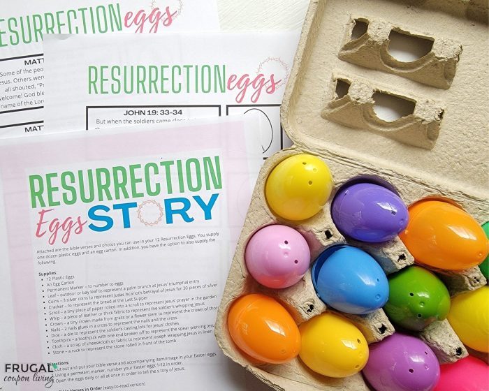What to put inside resurrection Eggs