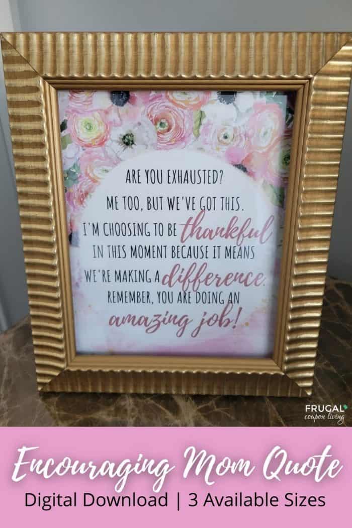 Encouraging Mom Quote