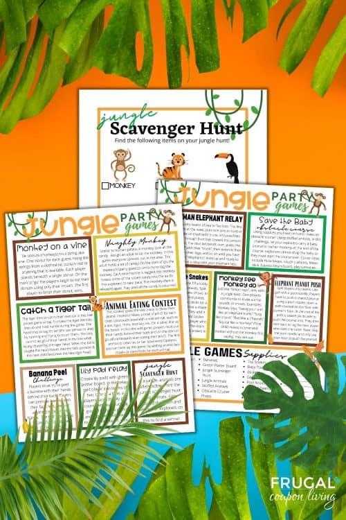 Jungle Party Activities and Games