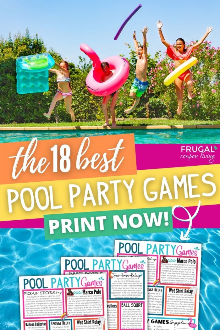 The best pool party games for teenagers
