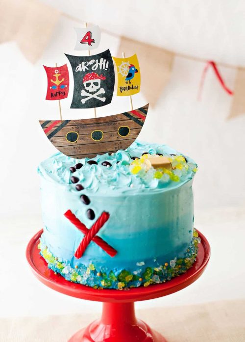 Cute Pirate Cake Idea