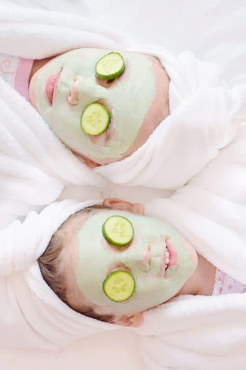 Fun Cucumber Eye masks for spa party