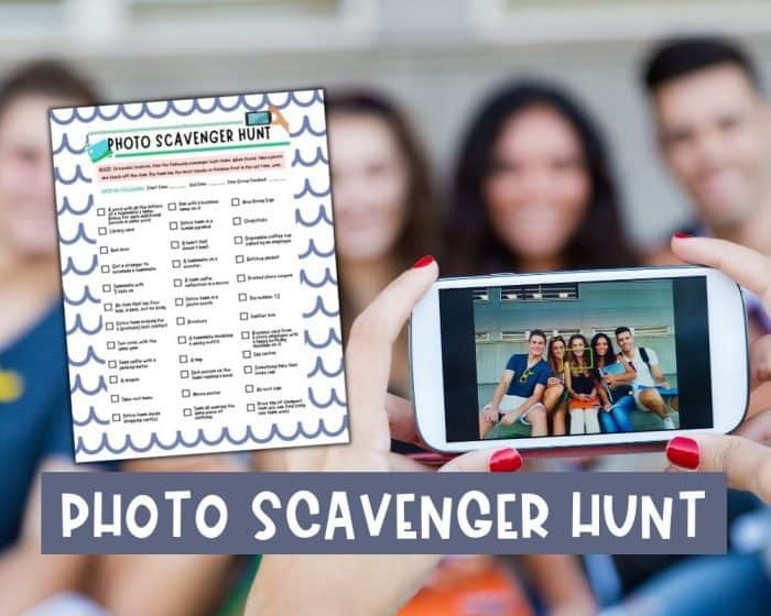 photo scavenger hunt checklist