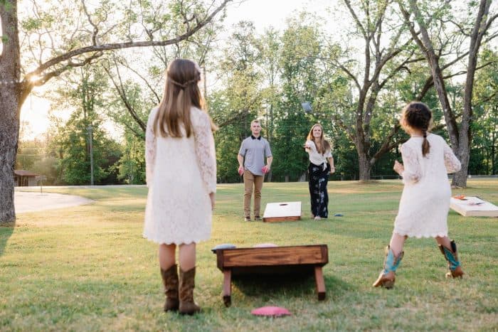 cornhole backyard wedding games for the lawn