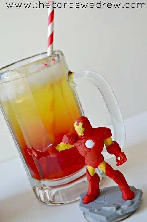 fun superhero drink idea marvel