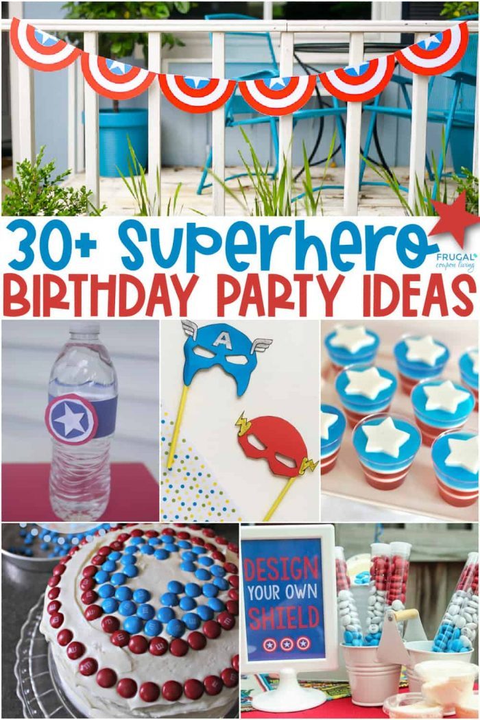 superhero birthday party ideas