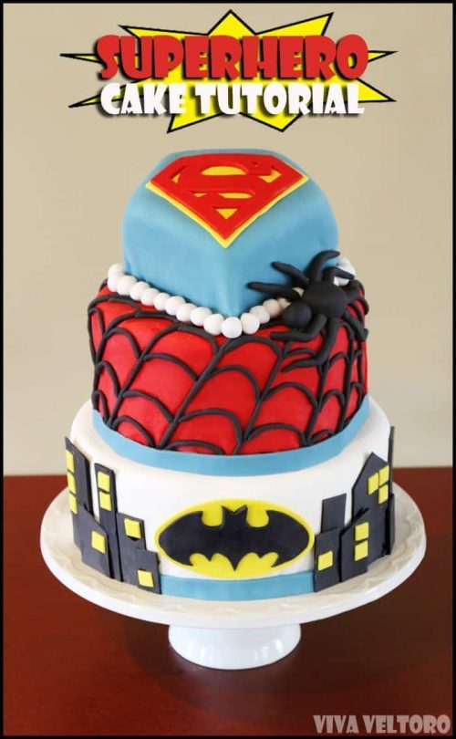 superhero cakes near me Cute Superhero cake idea for cake maker