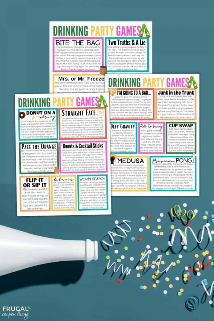 Drinking Party Games Printable