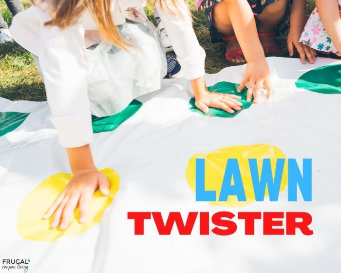lawn twister game idea for teens