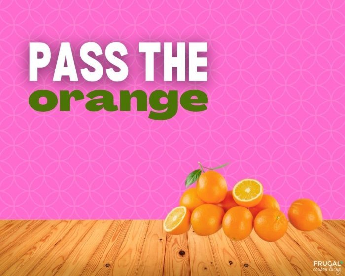 pass the orange teen party game