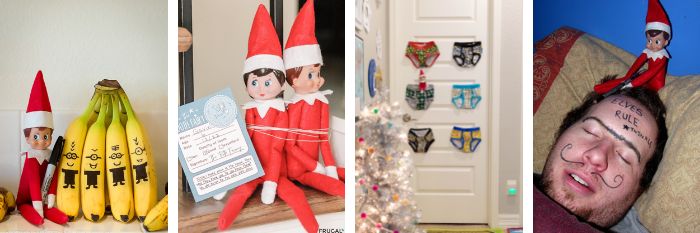 silly Elf on the Shelf Prank Ideas