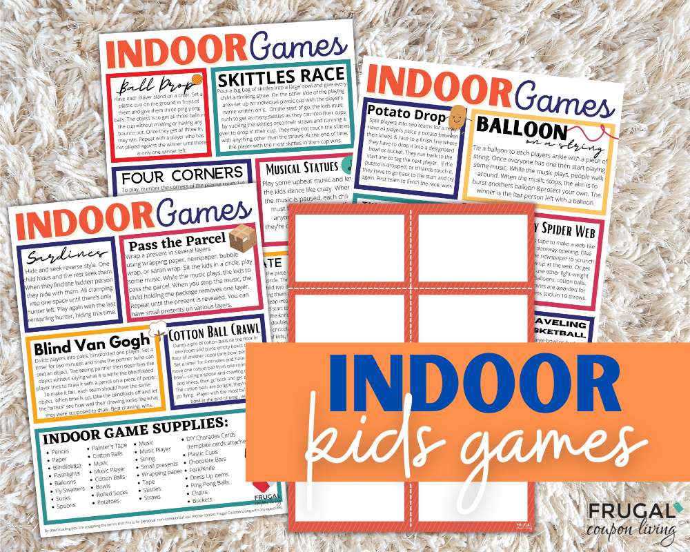 kids games to play indoors