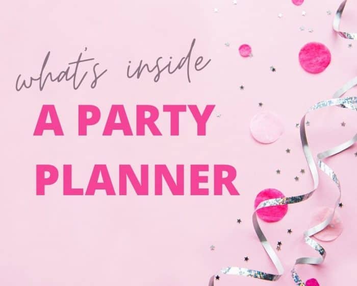 what's inside a birthday party planner printable