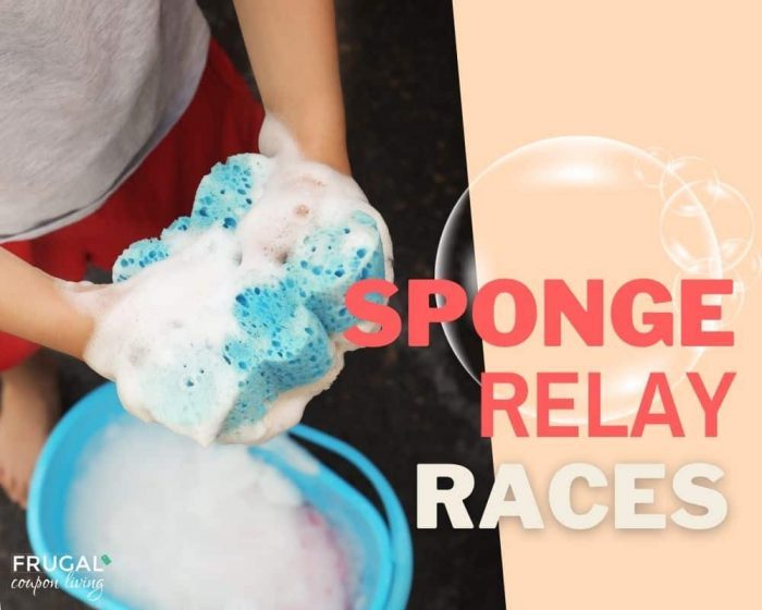 sponge relay race water agme