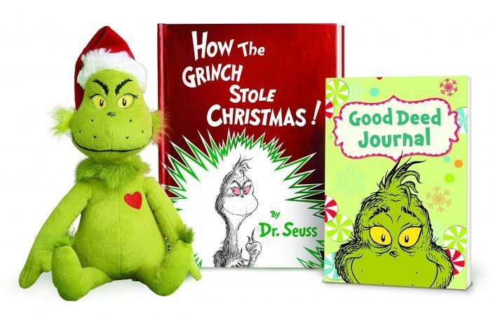 How the grinch stole christmas plush book and good deads journal