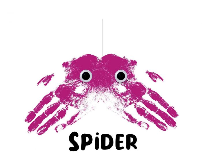 fun halloween spider art for preschool