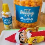 Cleaver Elf on the Shelf Idea - Self Tanning Kit