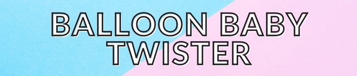 balloon baby twister game for baby shower