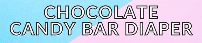 candy bar dirty diaper game for baby shower