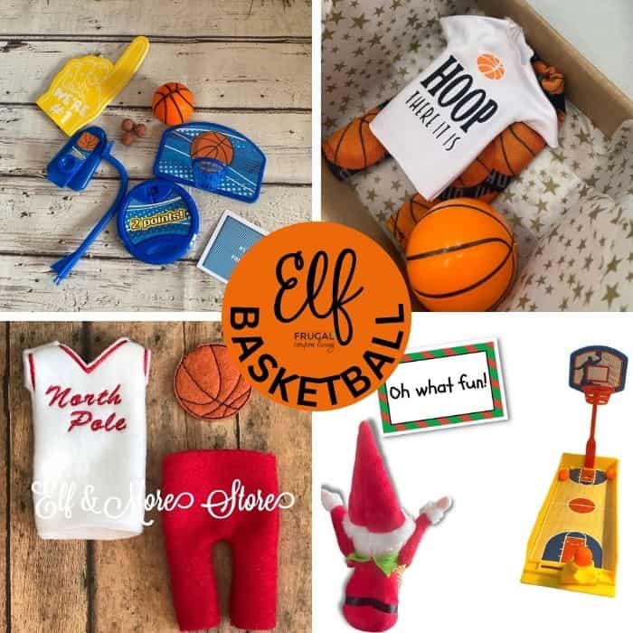 Elf on the Shelf Basketball Ideas and Props