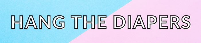 hang the diaper baby shower game