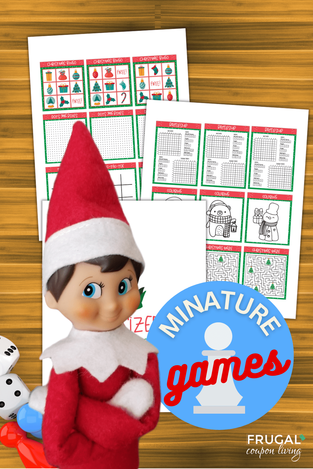 Miniature games Elf on the Shelf printable free
