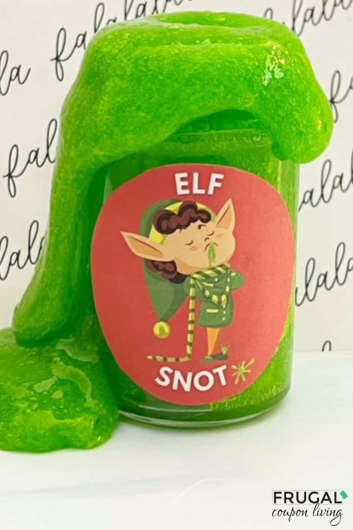 Elf Snot Label on Bottle