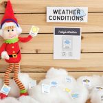 printable Elf on the Shelf weather idea