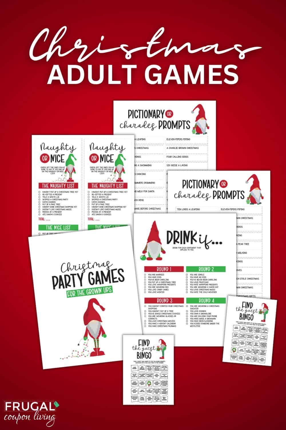 Christmas Games for Adults Printable