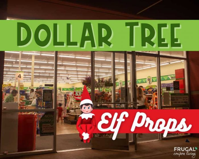 Dollar Tree Elf on the shelf props