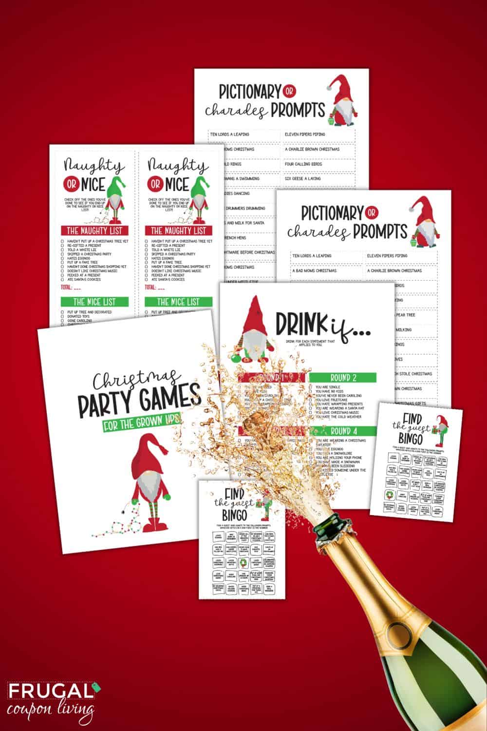 funny adult christmas games printable