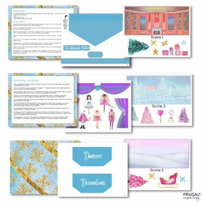 cute printable nutcracker set
