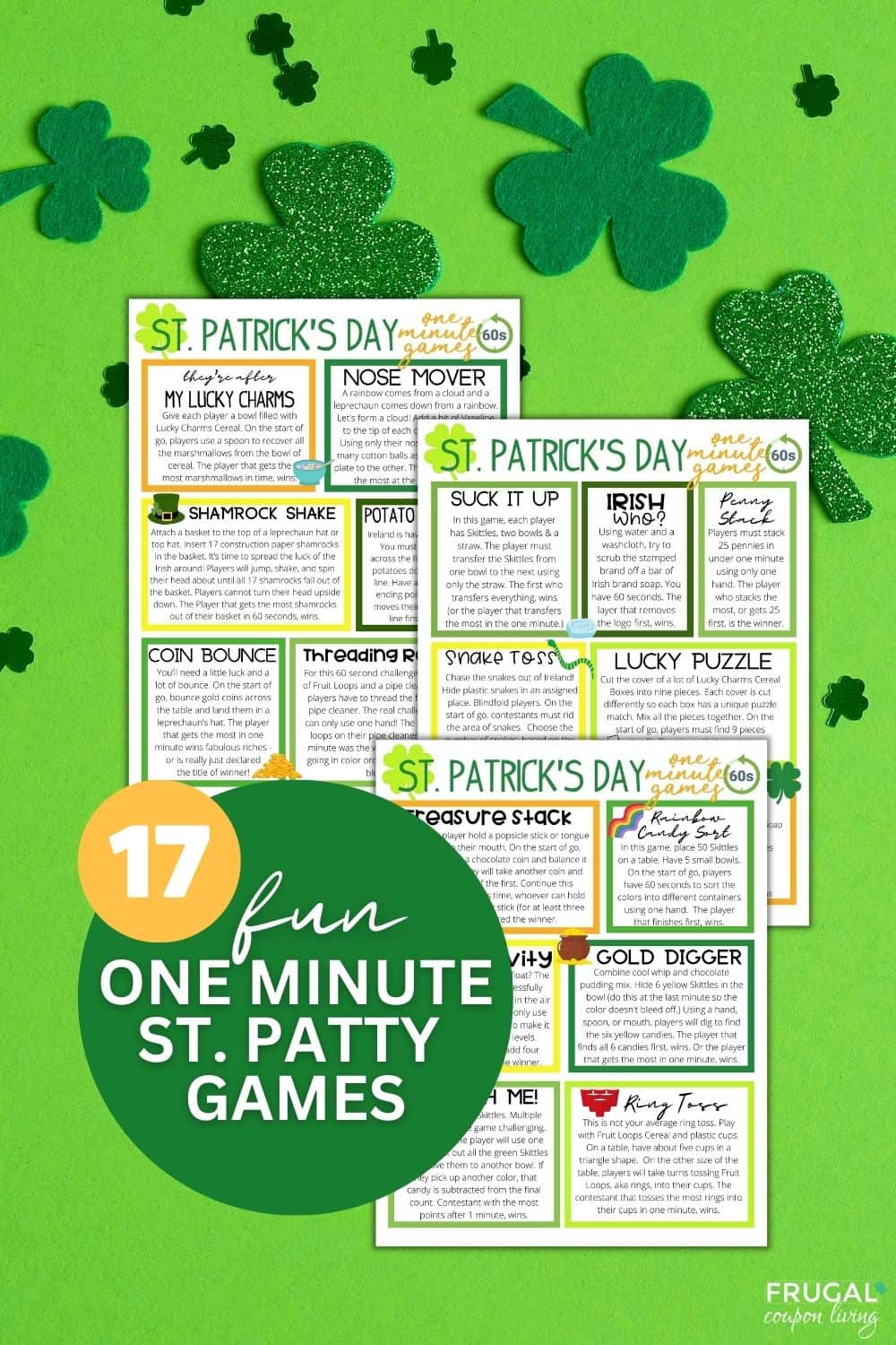 fun minute to win it St. Patricks' Day games