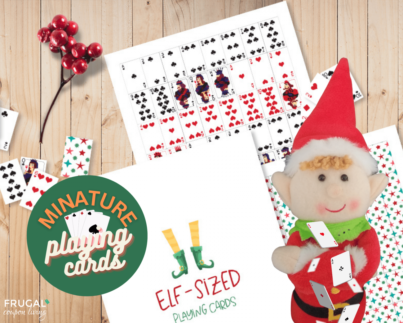 Cute mini deck of playing cards