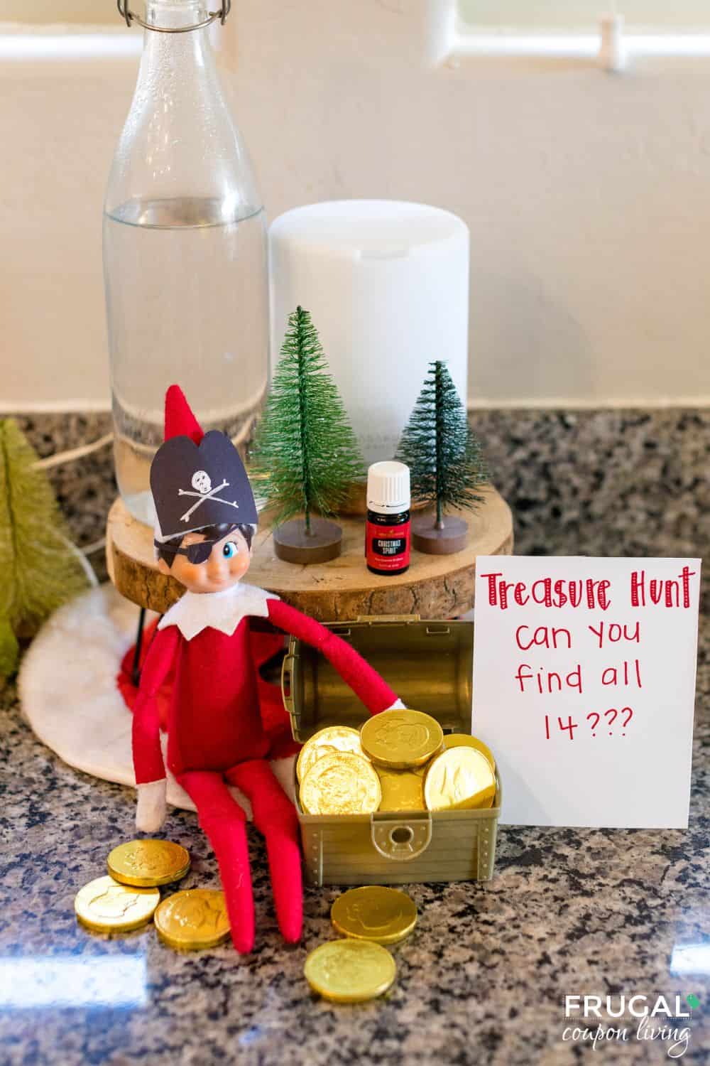 Ideas for Pirate Elf on the Shelf Treasure Hunt