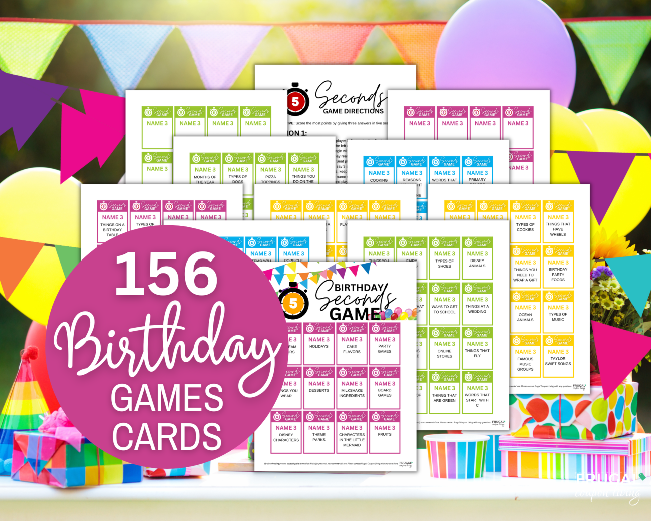 5 second birthday party games