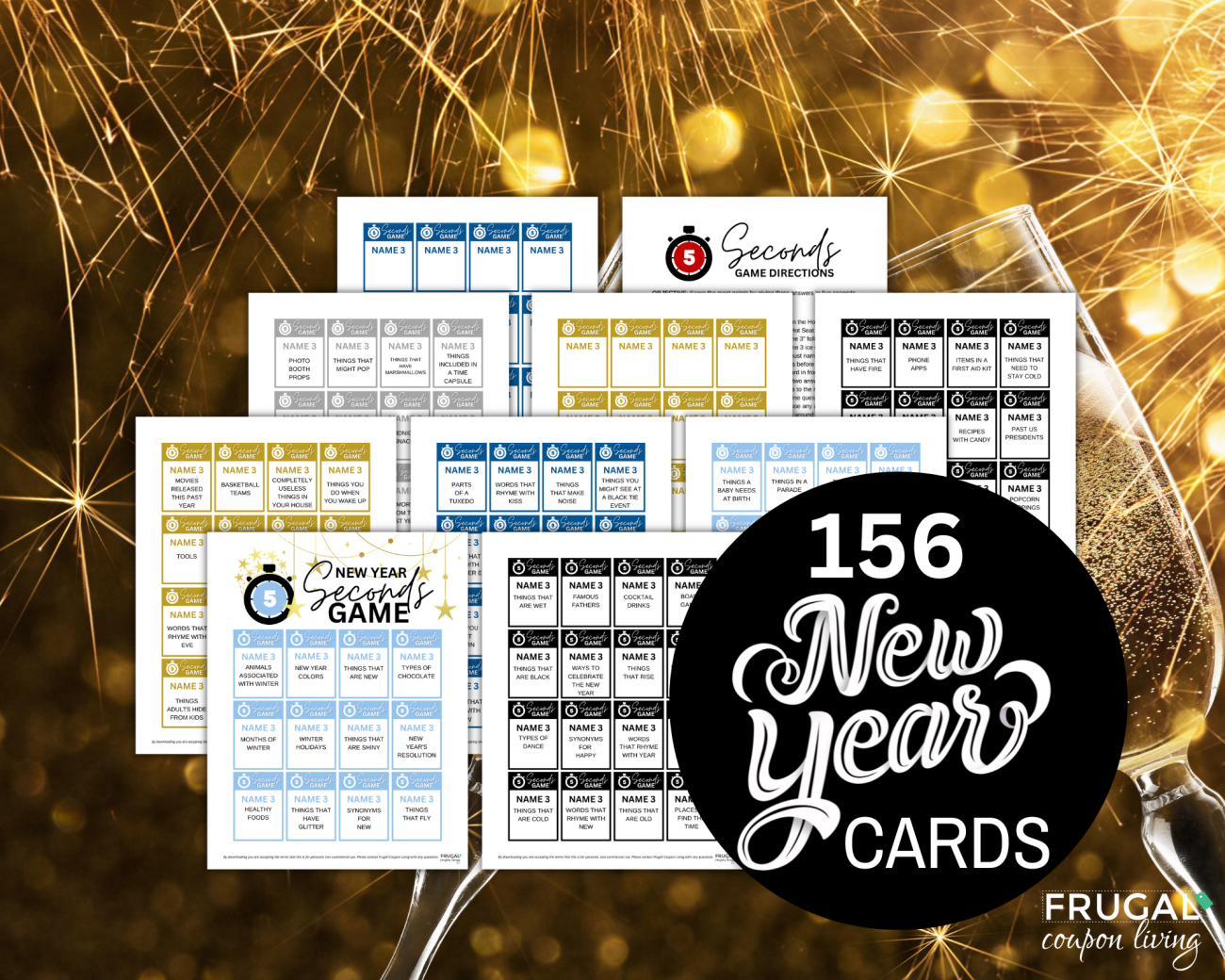 new years eve game 5 second rule game