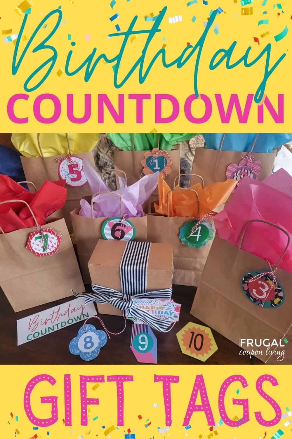 birthday countdown ideas and printable birthday gift tags 1 to 40