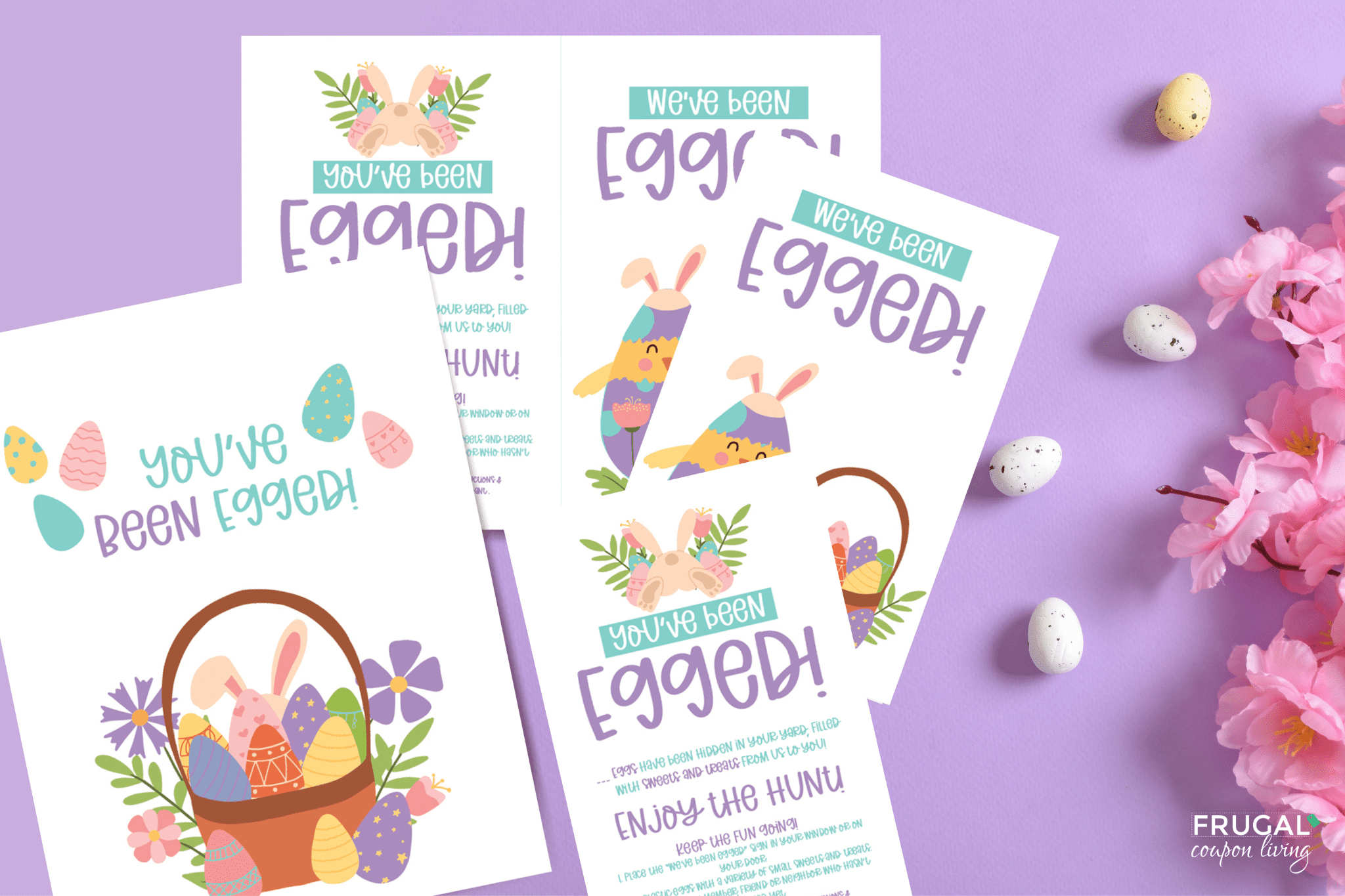 you've been egged easter tradition printable activity 