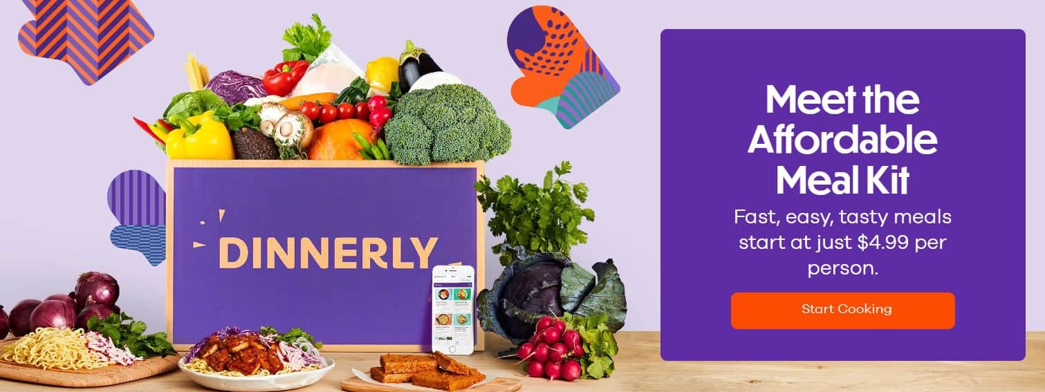 affordable meal kit dinnerly recipe subscription