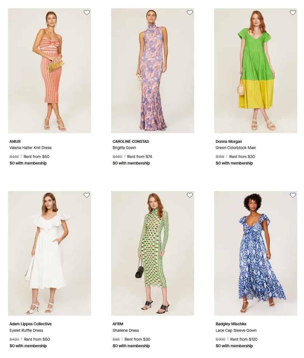 fun rent the runway dresses for any occasion