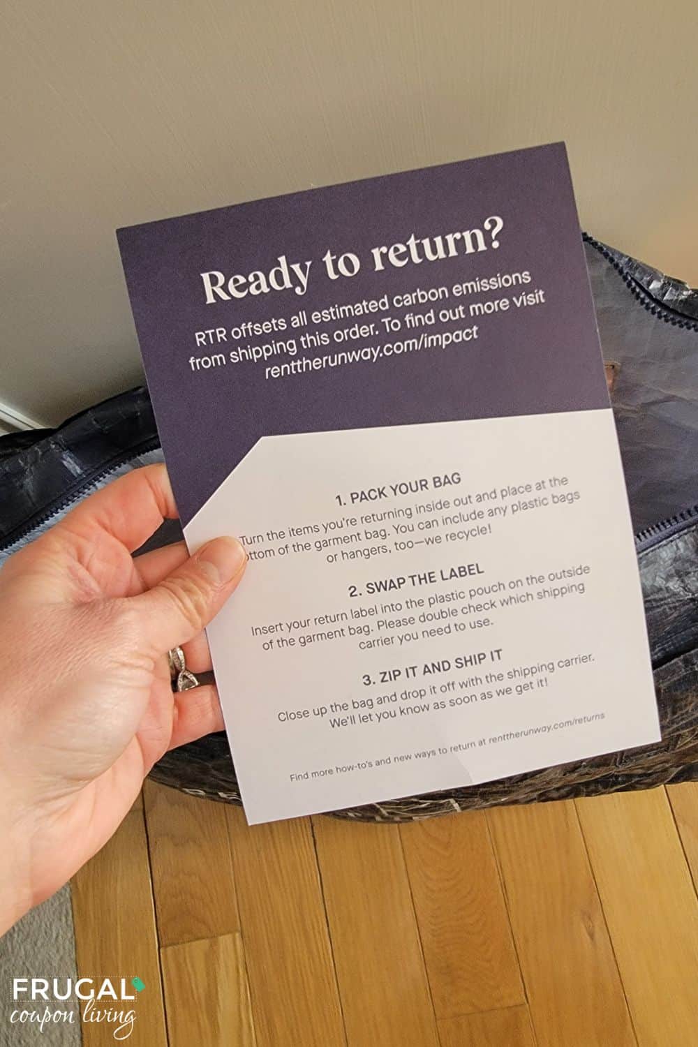 how to return rent the runway