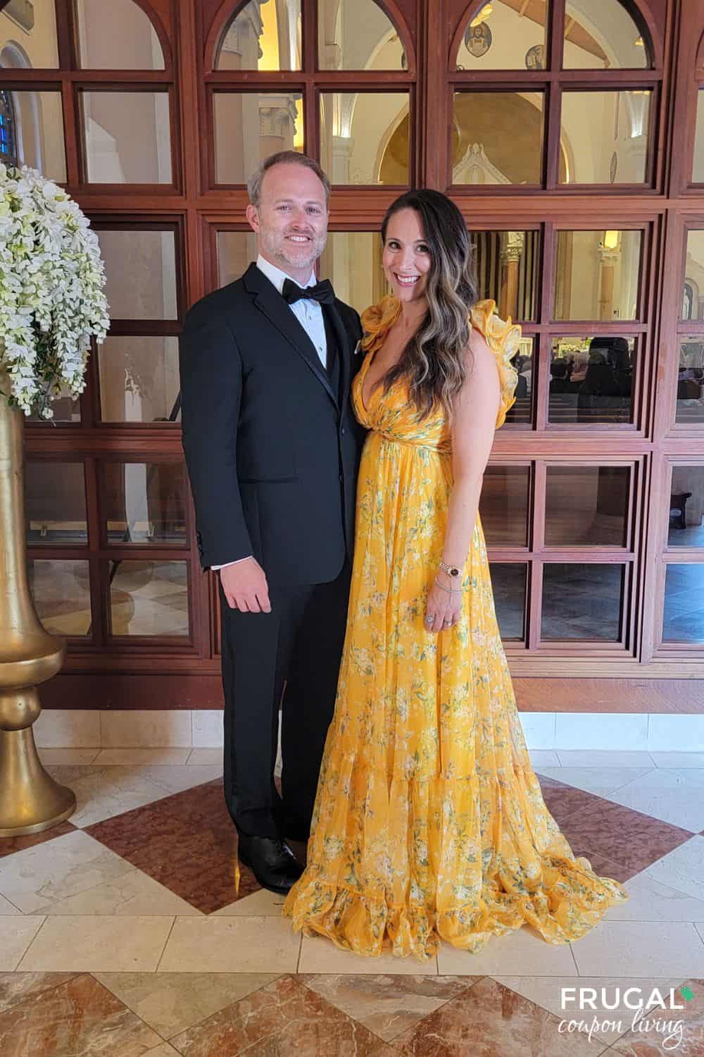 ieena by mac duggal wedding guest dress black tie